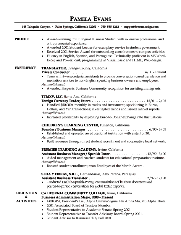 cover uk management letter accountant Resume Student Business