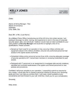 Security Manager Cover Letter (300 x 390 Pixel)